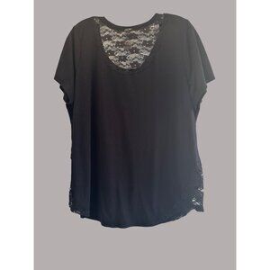 Faded Glory Women’s Plus Lace Blouse Size 1X